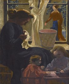 Intimité ou Ravaudeuse à la fenêtre, 1903. Creator: Maurice Denis.