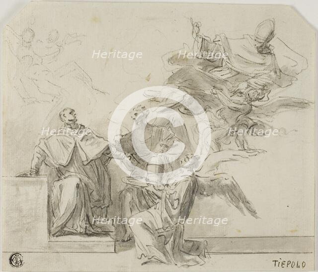 Saint called to Papal Chair, n.d. Creator: Domenico Mondo.