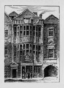'Sir Paul Pindar's House', 1890. Artist: Unknown.