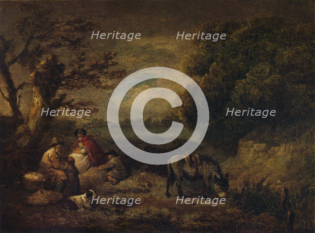 'Gipsies resting with Donkey', 1795. Artist: George Morland.
