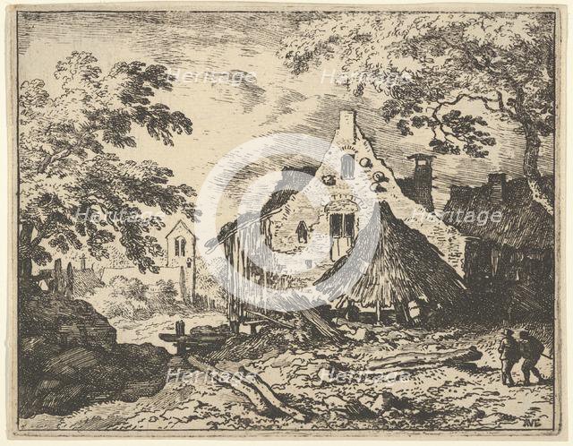 The Haybarn with Movable Roof, 17th century. Creator: Allart van Everdingen.