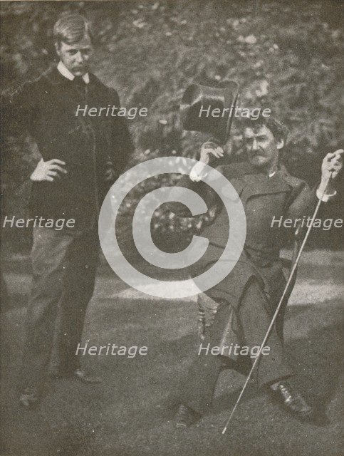 'Whistler and Menpes', c1885, (1904).  Artist: Unknown.