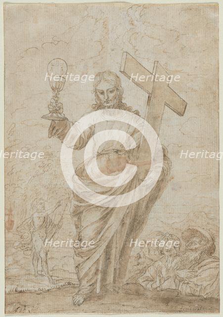 Christ Holding a Chalice and Cross, 1666. Creator: Alonso Cano (Spanish, 1601-1667).