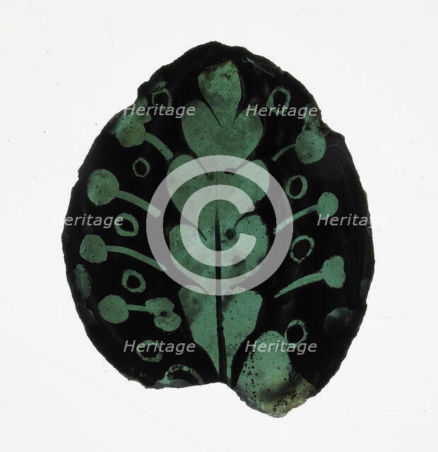 Glass Fragment, European, 14th-15th century. Creator: Unknown.