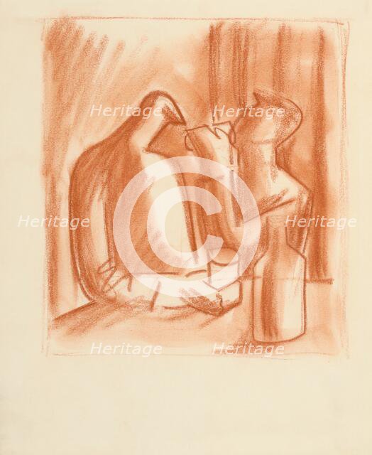 Drunkards, 1935-1936. Creator: Mikulas Galanda.