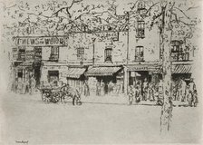 The Street, Chelsea Embankment, 1888-89. Creator: Theodore Roussel.
