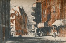 These foreign-looking streets, c1927, (1927). Artist: Henry Franks Waring.