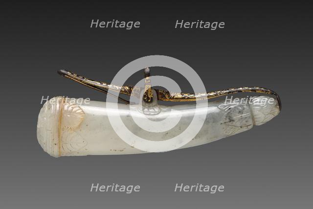 Powder horn, 1600s-1700s. Creator: Unknown.