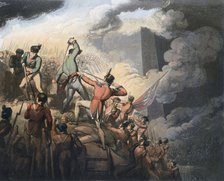 Battle of Badajoz, Spain, 6th April 1812 (1819). Artist: T Fielding