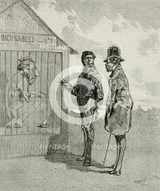 A Gheel dans un an, 1856. Creator: Félicien Rops.