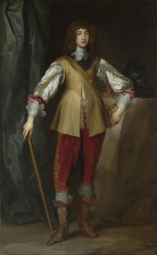 Portrait of Prince Rupert of the Rhine (1619-1682), Duke of Cumberland, ca 1637. Artist: Dyck, Anthony van, (Studio of)  