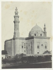Mosquée de Sultan Haçan, Le Kaire, 1849/51, printed 1852. Creator: Maxime du Camp.