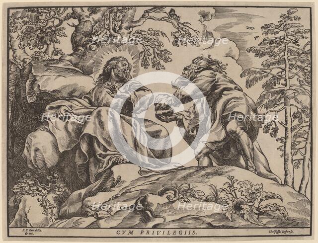 The Temptation of Christ by the Devil. Creator: Christoffel Jegher.