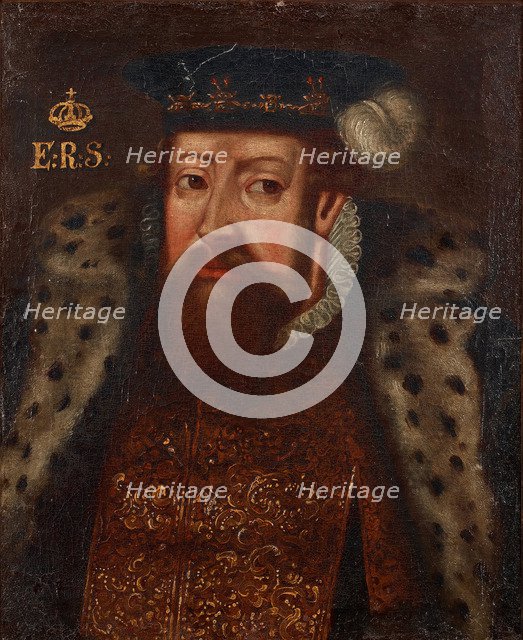 Portrait of the King Eric XIV of Sweden (1533-1577), um 1700. Artist: Anonymous  