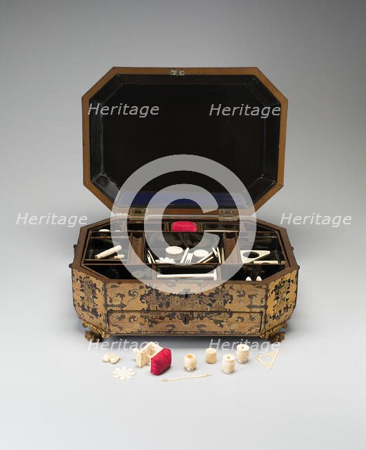 Work Box, China, Early to mid 19th century. Creator: Unknown.