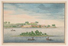 View of the north side of the fort in Kalutara, c.1750. Creator: Anon.