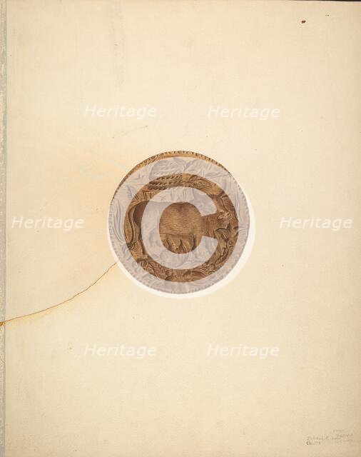 Butter Mold, 1940. Creator: Michael Riccitelli.