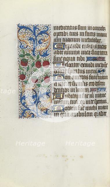 Book of Hours (Use of Rouen): fol. 91v, c. 1470. Creator: Master of the Geneva Latini (French, active Rouen, 1460-80).