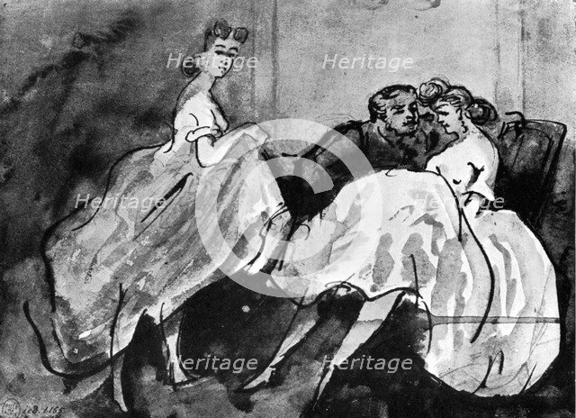 'Maison de Rendez-vous', 19th century, (1930). Artist: Constantin Guys