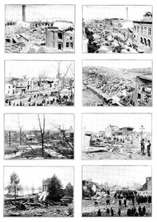 The Cyclone at Louisville, Kentucky, United States, 1890. Creator: Unknown.