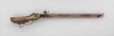 Wheellock Rifle, German, Munich and Augsburg, ca. 1640-50. Creators: Caspar Spat, Elias Becker.