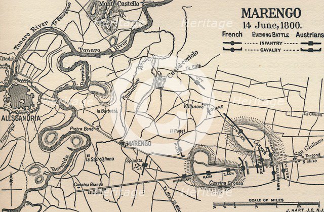 'Marengo - 14 June, 1800 (Evening Battle)', (1896). Artist: Unknown.