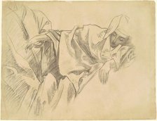 Study of the Crucifixion for "Fifteen Mysteries of the Rosary", 1903-1916. Creator: John Singer Sargent.
