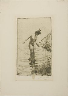 Cercles d'eau II, 1907. Creator: Anders Leonard Zorn.