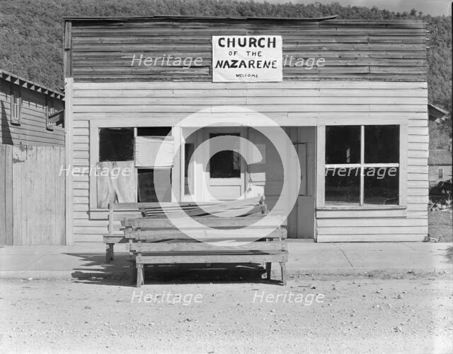 The Church of the Nazarene, Tennessee, 1936. Creator: Walker Evans.