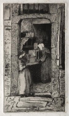 Twelve Etchings from Nature: La Marchande de Moutarde, 1858. Creator: James McNeill Whistler (American, 1834-1903).
