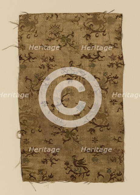 Fragment, Italy, 1650/1700. Creator: Unknown.