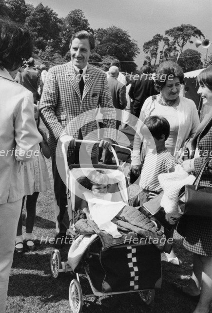 Graham Hill with his family, c1968. Artist: Unknown