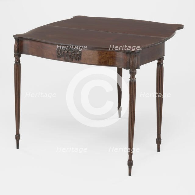 Card Table, 1800/11. Creators: Samuel McIntire, William Hook.