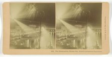 The Illumination, Chicago Day, World's Columbian Exposition, 1893. Creator: BW Kilburn.