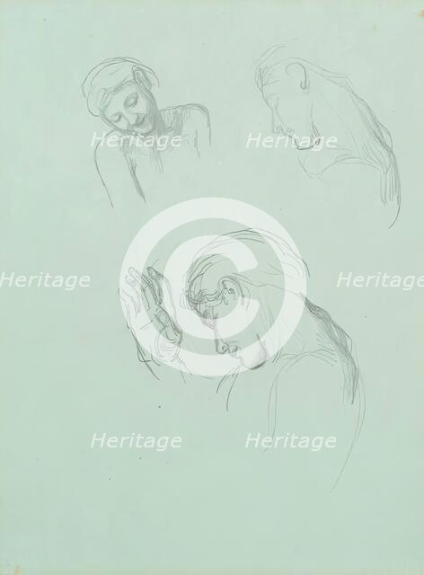 Study for 'Mischief', c1878. Creator: George Frederick Watts.