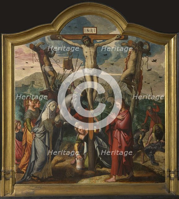 Jan van der Biest Triptych (central panel). Creator: Aertsen, Pieter (1508-1575).