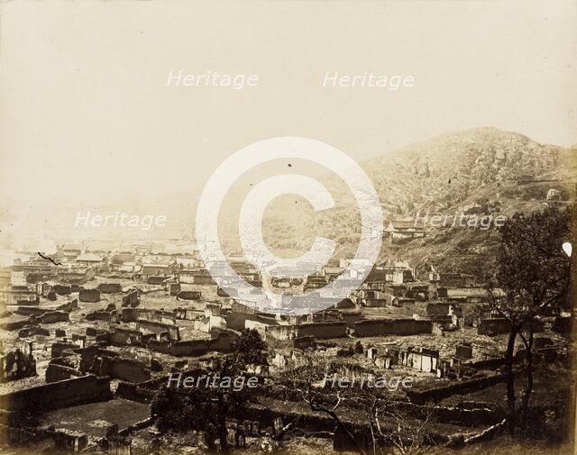 Ruined Village, N. China, 1860. Creator: Felice Beato.