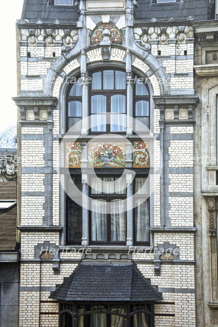 Rue Du Marche Aux Poulets, Brussels, Belgium, (c1910s), c2014-2017. Artist: Alan John Ainsworth.