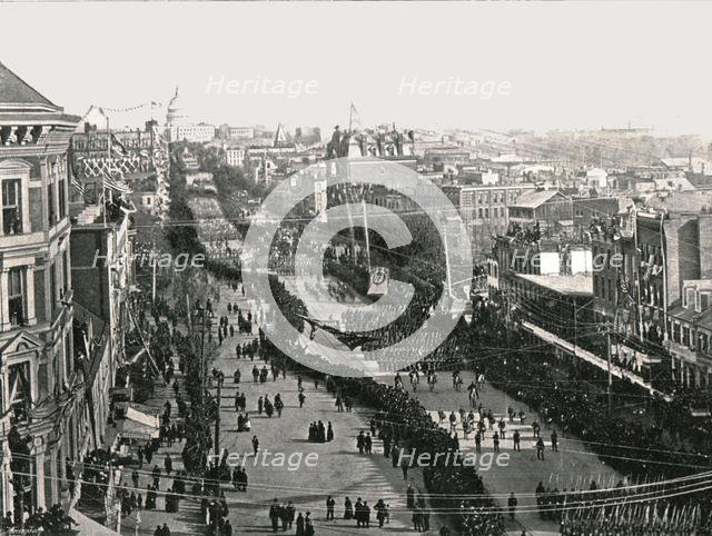 A fete day in the American capital, Washington DC, USA, 1895.  Creator: Unknown.