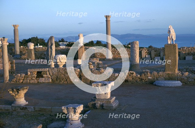 View of the bay of Tunis, 9th century BC. Artist: Unknown