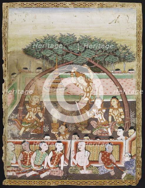 The Birth of the Buddha, 19th Century. Creator: Unknown.