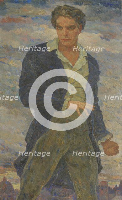 Tino Pattiera (1890-1966) as Mario Cavaradossi in the opera "Tosca" by Giacomo Puccini, 1922. Creator: Unger, Hans (1872-1936).