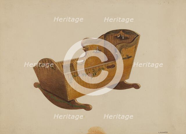 Cradle, c. 1936. Creator: Louis Plogsted.