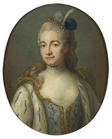 Hedvig Katarina de la Gardie, 1732-1800, mid-late 18th century. Creator: Jakob Bjorck.