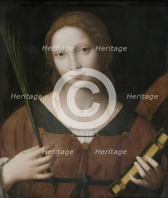 St Catherine of Alexandria, 1495-1532. Creators: Leonardo da Vinci, Bernardino Luini.