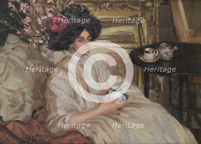 Afternoon Tea, 1917. Creator: Fearon, Hilda (1878-1917).