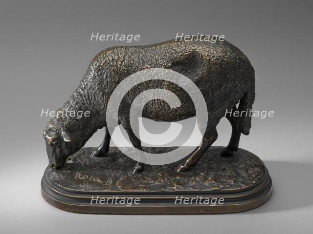 Ewe, or A Grazing Sheep, model second half 19th century. Creator: Rosa Bonheur.