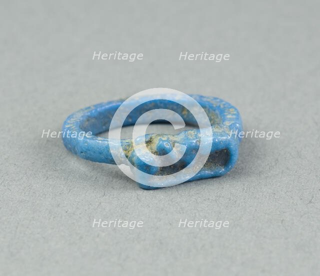 Ring: Figure of Serpent Uto (?), Egypt, New Kingdom, Dynasty 18 (about 1390 BCE). Creator: Unknown.