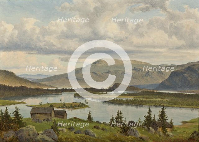 Saggat Swamp Kvikkjokk, 1861. Creator: Per Daniel Holm.