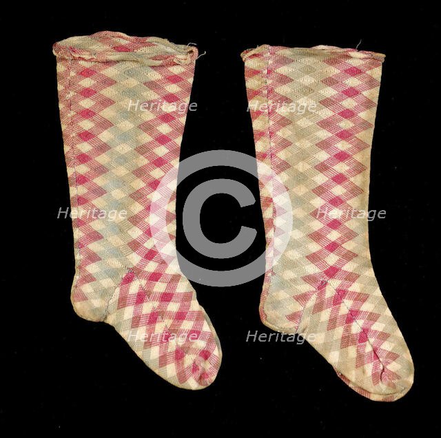 Stockings, American, 1860-70. Creator: Unknown.